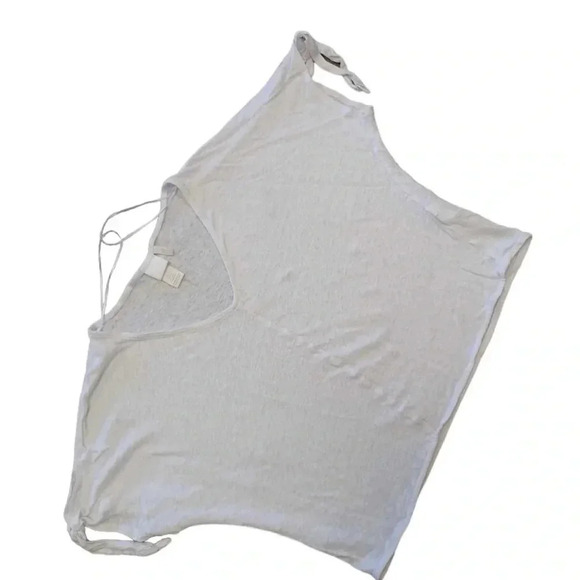 H&M  100% Linen White T Shirt Size Small - Picture 4 of 9